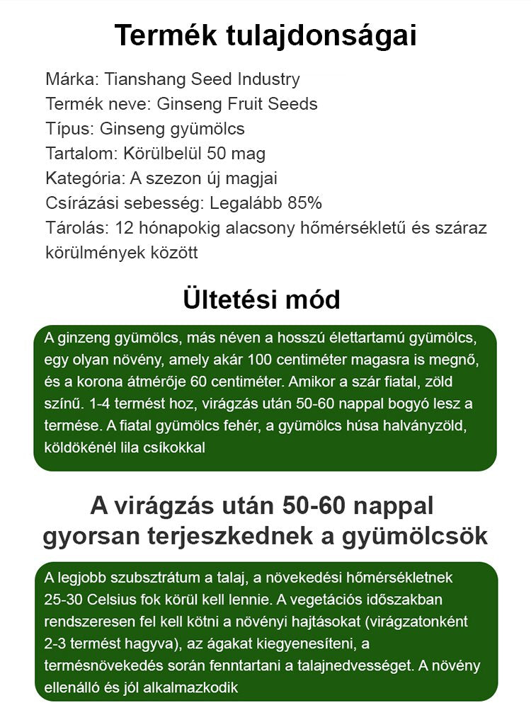 Cukor- és vérnyomáscsökkentő tejes sárga húsú bonsai ginzeng gyümölcs