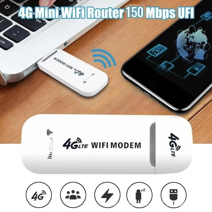 Korlátozott idejű ajánlat💖LTE Router Vezeték nélküli USB mobil szélessávú Wi-Fi adapter-TAB