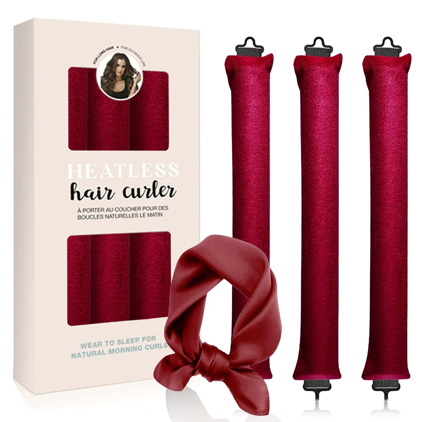 Különleges ajánlat -49% KEDVEZMÉNY🔥Satin Heat-Free Curling Set