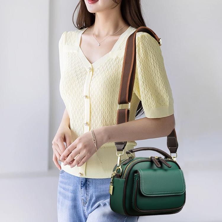 【🎊Új termékek 30% kedvezmény】👜Elegáns kétrétegű crossbody táska széles pánttal